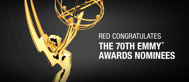 RED Congratulates 2018 Emmy Nominees